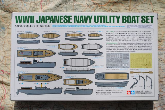 Tamiya 78026 WWII Japanese Navy Utility Boat Set